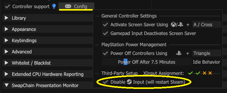 ValvePlug Controller Config